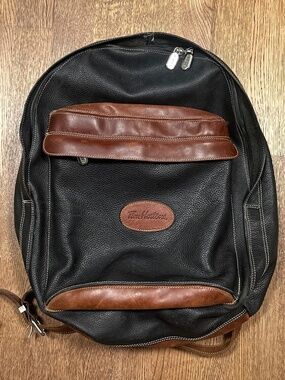 Roots Charcoal Leather Backpack Chelsea Pack Cervino | Roots main image 3